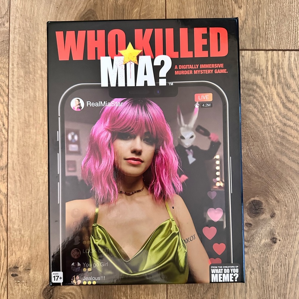 What Do You Meme? • Who Killed Mia? • Murder Mystery Game